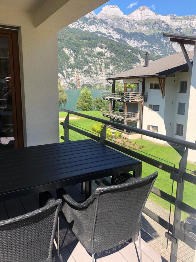 Luxurioeses Galerie-Penthouse Direkt Am Walensee Unterterzen Exterior photo